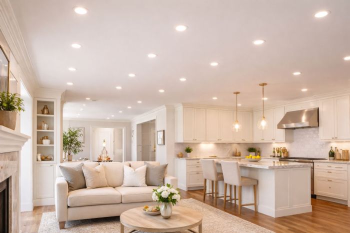 小空間嵌燈配置技巧：避免刺眼與光害的設計方法